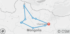  Mongolei Kostprobe - 12 Tage, 11 Nächte - 9 Destinationen 