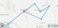  Las Vegas, Sedona &amp; Monument Valley – 5 days - 8 destinations 