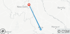  Taj Mahal Private Guided Tour from Delhi with Multi Option - 4 destinations 