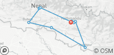  Het beste van Nepal rondreis 10 dagen - 11 bestemmingen 