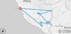  Perus Amazonas &amp; die Arequipa &amp; Coca Canyon - 13 Destinationen 