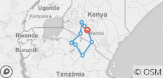  Das Beste aus Kenia und Tansania Kombinationsreise - 9 Destinationen 