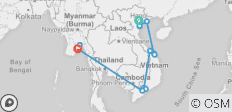  Von Vietnam nach Myanmar -14 Tage - 13 Destinationen 