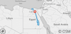  Klassische Ägypten Rundreise - 9 Tage - 12 Destinationen 