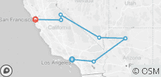  Real San Francisco to LA - 7 destinations 