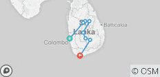  Circuit de 5 jours au Sri Lanka avec attractions - 8 destinations 