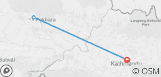  Flitterwochen in Sarangkot, Pokhara - 5 Tage - 3 Destinationen 