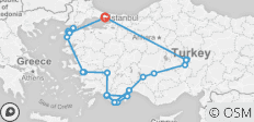  Tiefgehende Premium Rundreise Türkei - 27 Destinationen 