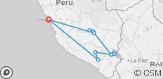  Lima, Cusco, Machu Picchu, Titicacameer, Colca Canyon, Kruis van de Condor, Arequipa - 11 Dagen - 13 bestemmingen 