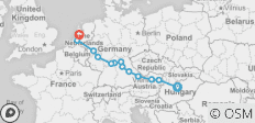  Grote Europese rondreis van Boedapest naar Amsterdam - 13 bestemmingen 