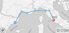  Iconic Western Mediterranean Barcelona to Rome (Civitavecchia) - 7 destinations 