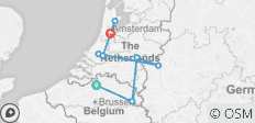  Holland &amp; Belgien (Antwerpen nach Amsterdam) - 8 Destinationen 