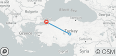  Kappadokien Rundreise ab Istanbul mit dem Flug - 2 Tage - 3 Destinationen 
