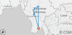  Mystischer Irrawaddy - Yangon &amp; Bagan &amp; Irrawaddy-Kreuzfahrt - 11 Destinationen 
