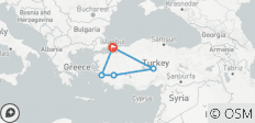  Circuito de 4 días por Turquía desde Estambul: Capadocia, Pamukkale, Éfeso - 5 destinos 