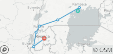 Best of Uganda and Rwanda Memorable Safari - 7 destinations 