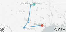  Het grote Texaanse avontuur - 5 bestemmingen 