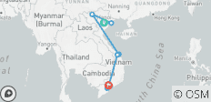  Charming Vietnam: Kleingruppenreise (inklusive 60\' Massage &amp; Abendessen in Saigon) - 12 Tage - 9 Destinationen 