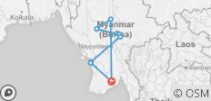  Romantische Flitterwochen in Myanmar - 9 Destinationen 