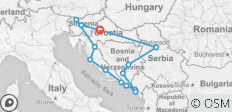  Die Balkanländer entdecken - 14 Destinationen 
