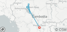  Camboya Recorrido de lo más destacado a Siemreap con Angkor Wat y Phnom Penh - 7 destinos 