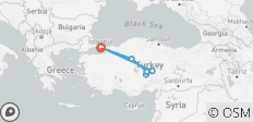  Istanbul to Cappadocia - 9 destinations 