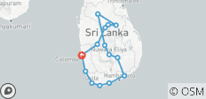  Sri Lanka All island Classic Tour - 15 destinations 