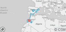  Das Beste von Spanien &amp; Marokko - 13 Destinationen 