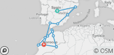  Alles über Spanien &amp; Marokko - 15 Destinationen 