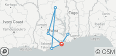  Entdeckungsreise durch Ghana - 7 Destinationen 