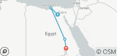  Vacaciones de 8 días en el Cairo, Alejandría, Luxor y Asuán - 4 destinos 