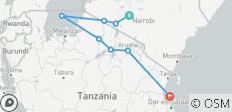  África oriental y Zanzíbar - 8 destinos 