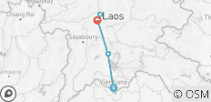  Best Selling Laos Scenic Tour from Vientiane via Vang Vieng to Luang Prabang with Pak Ou &amp; Kuangsi Waterfall - 5 destinations 