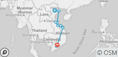  Vietnam Rundreise von Nord nach Süd - 11 Destinationen 