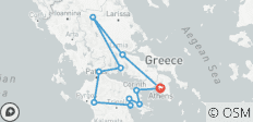  Circuit privé de 4 jours : Mycènes, Olympie, Delphes et Météores - 11 destinations 