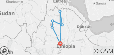  Historische Rundreise Nordäthiopien - 6 Tage - 6 Destinationen 
