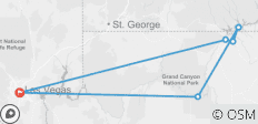  Circuito nocturna en grupos pequeños al Gran Cañón, Cañón del Antílope, Horseshoe Bend y lago Powell - 6 destinos 