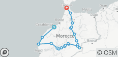  Private 9-Day Morocco Tour: Casablanca to Tangier, Exploring Essaouira, Marrakech, Desert, Fes, and Chefchaouen - 22 destinations 