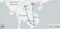  Spectacular Laos Vietnam Cambodia Travel Package Combination Tour of World Heritages - 10 destinations 
