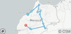  Casablanca to Marrakech Private 6-days - 13 destinations 