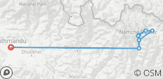  12 dagen -Trek naar Ama Dablam Basiskamp - 12 bestemmingen 