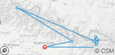  28 jours - Traversée de l\'Everest et du Rolwaling - 14 destinations 