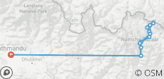  15 jours - Trek de la vue de l\'Everest - 18 destinations 