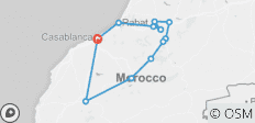 Die Kaiserstädte Marokkos (Ausgangspunkt Casablanca) - 12 Destinationen 