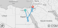  Festliche Route nach Jordanien mit Kreuzfahrt - 16 Tage - 16 Destinationen 