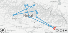  22 Dagen -Nar-Phu Vallei Trek - 12 bestemmingen 