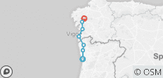  Portugiesischer Jakobsweg mit dem Rad: Von Porto nach Santiago de Compostela - 7 Destinationen 
