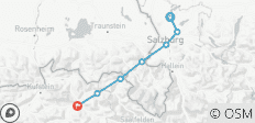  Pilgern von Salzburg nach Tirol 8/7 - 7 Destinationen 