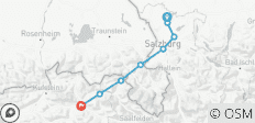  Chemin de pèlerinage de Salzbourg au Tyrol - 8 destinations 