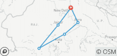 Circuit de 8 jours à Delhi, Agra, Ranthambore, Udaipur, Jaipur - Taj Mahal, Tigres, Lacs, etc. - 6 destinations 